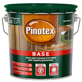 Грунтовка для защиты древесины Pinotex Base (1л)
